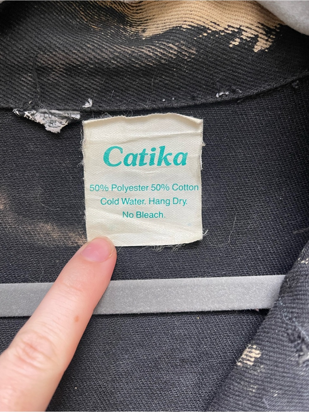 Vintage Catika Wearable Art Jacket Embellished Beaded Fringe Patchwork S/M - Picture 8 of 9